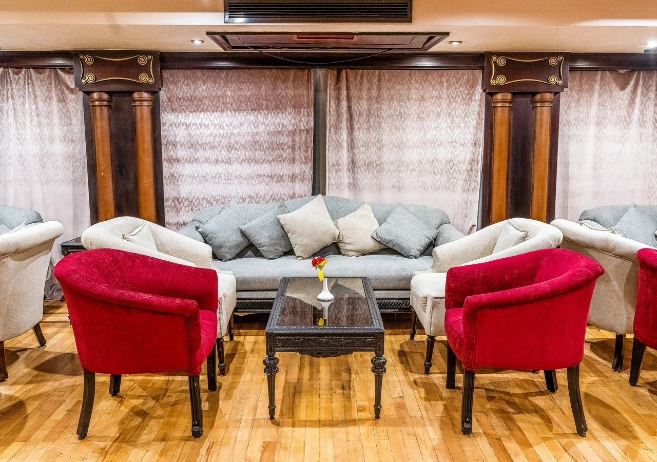 Lounge aboard the MS Stephanie Nile Cruise Nile cruise